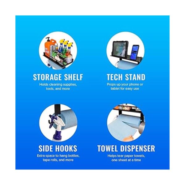 StoreYourBoard Soporte para toallas de papel estante de