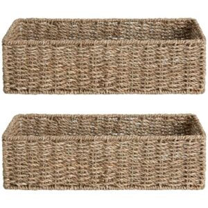 StorageWorks Seagrass Cesta de almacenamiento tejida