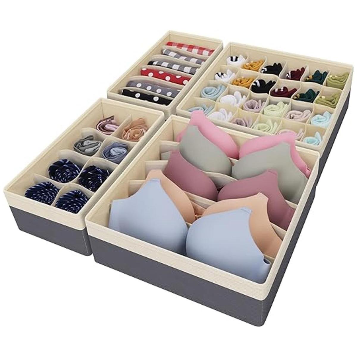 StorMiracle Drawer Organizer Divider Foldable Closet