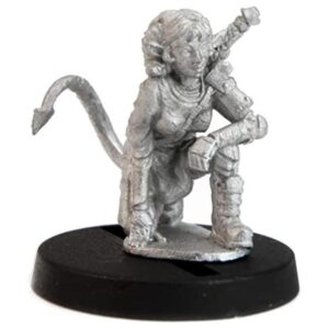 Stonehaven Miniatures Female Teifling Fighter Miniature_1