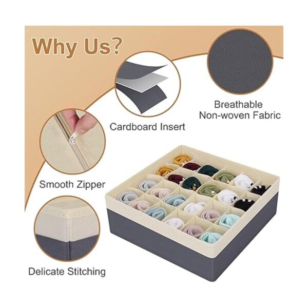 StorMiracle Drawer Organizer Divider Foldable Closet