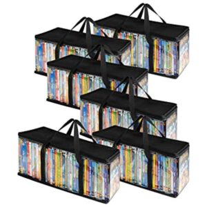 Stock Your Home Bolsas de almacenamiento de DVD juego de