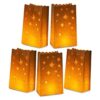 Stmarry Bolsas luminarias de papel blanco paquete de 50