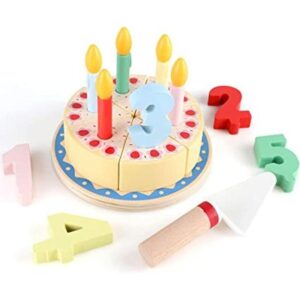 Steventoys Juguetes de pastel de cumpleaños de corte de