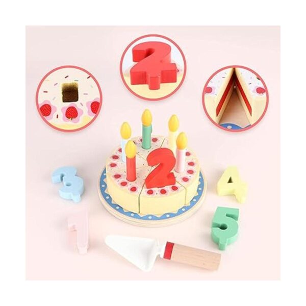 Steventoys Juguetes de pastel de cumpleaños de corte de