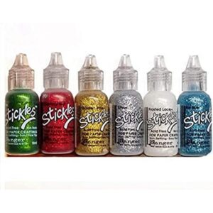 Stickles Ranger Paquetes de pegamento con purpurina Seis_1