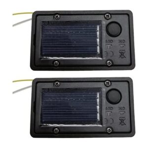 StepOK Juego de 2 paneles solares de repuesto para_1