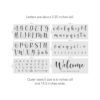Stencil Stop Plantillas reutilizables para boda