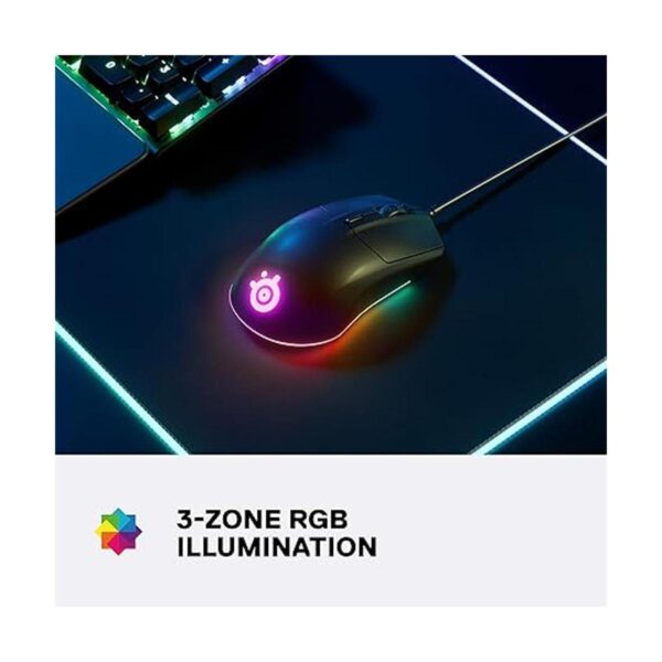 SteelSeries Rival 3 mouse para videojuegos 8500 CPI_2