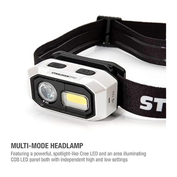 Steelman Pro 300 lúmenes manos libres activado por