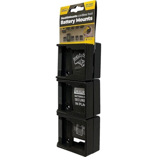 StealthMounts Soportes de batería para DeWalt 20 V60 V_6