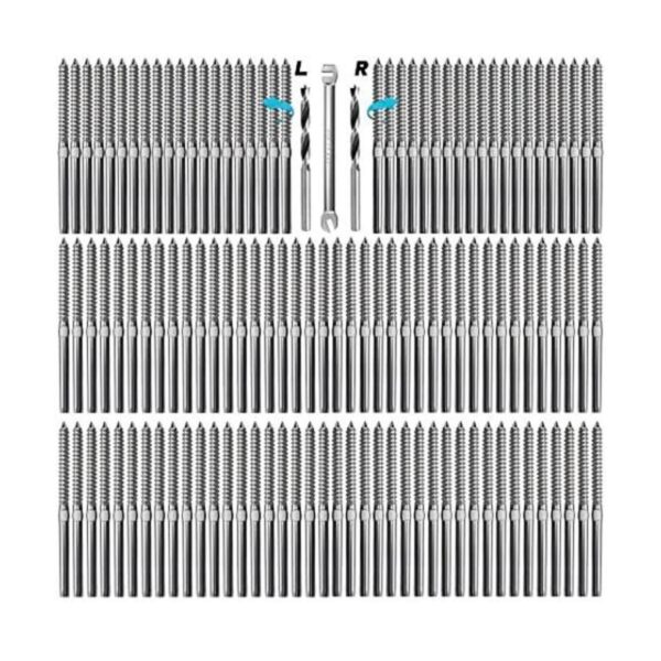 Steel DN Mate Paquete de 120 tornillos de retraso de rosca_1