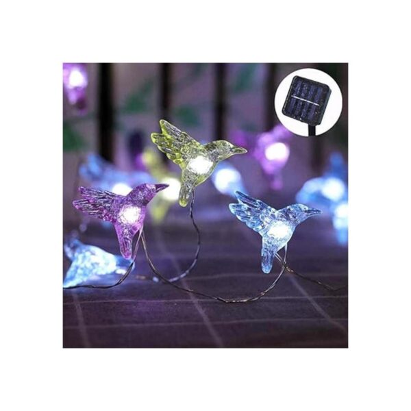 Starryfill Cadena de luces solares para colibrí pequeño_3