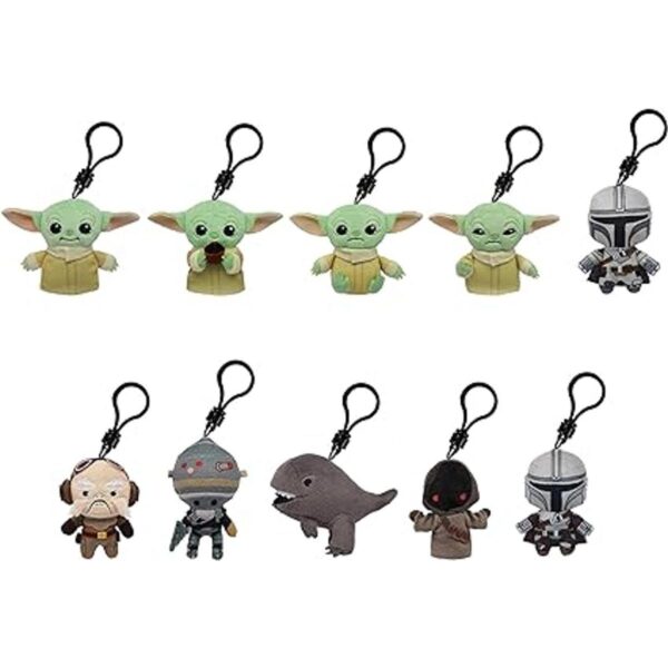 Star Wars The Mandalorian Bolsa de peluche con clip en_2