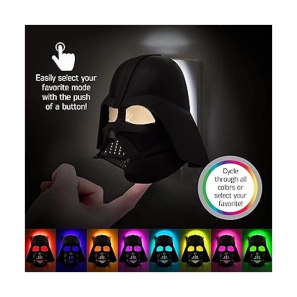 Star Wars Darth Vader Luz de Noche LED Cambio de color