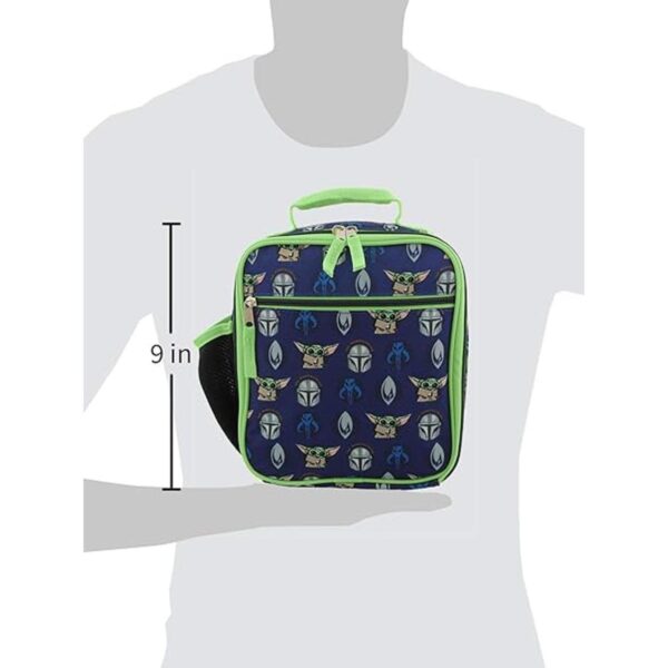 Star Wars Mandalorian Baby Yoda Lonchera escolar con