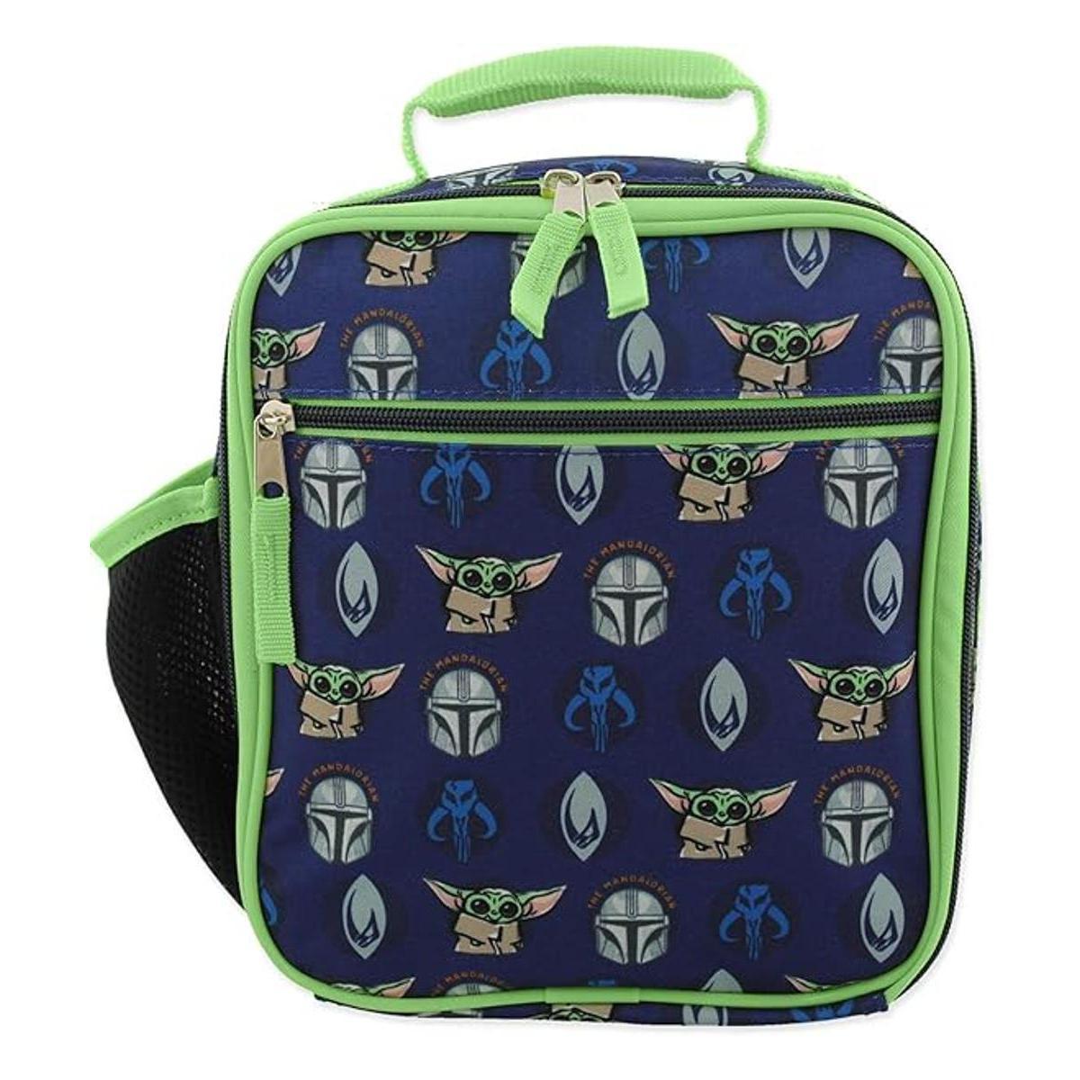 Star Wars Mandalorian Baby Yoda Lonchera escolar con