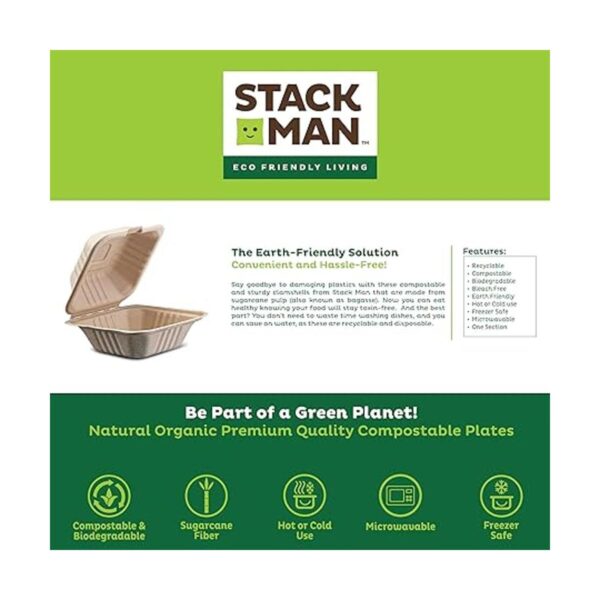 Stack Man BG60HT1K Recipientes de comida 100