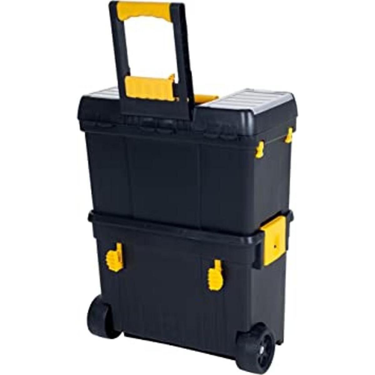 Stalwart Caja de herramientas rodante con ruedas mango