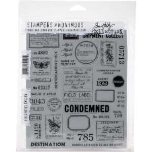 Stampers Anonymous Sello de montaje adjunto Tim Holtz de 7