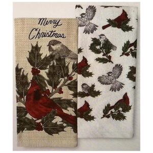 St. Nicholas Juego de 2 toallas de cocina cuadradas 100