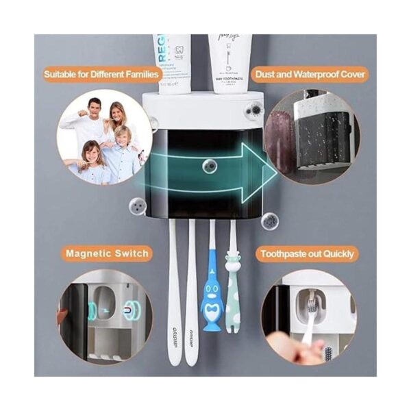 StAider Soporte para cepillo de dientes montado en la
