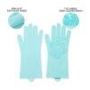 Srtood Guantes mágicos de aseo para mascotas cepillo de_2