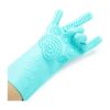 Srtood Guantes mágicos de aseo para mascotas cepillo de_6