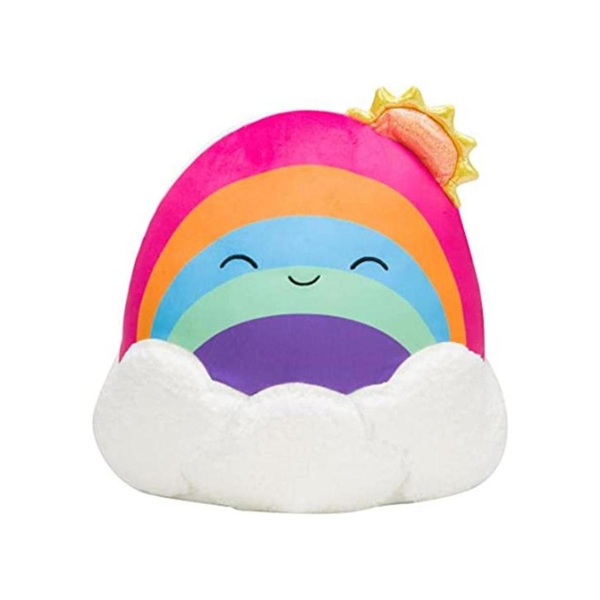 Squishmallows Peluche arcoíris de 14 pulgadas añade