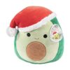 Squishmallow Austin The Aguacate con sombrero de Papá Noel_1