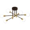 Sputnik Candelabro de mediados de siglo moderno E26 LED_1