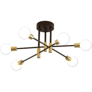 Sputnik Candelabro de mediados de siglo moderno E26 LED_1