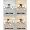 Sputnik Candelabro de mediados de siglo moderno E26 LED_2
