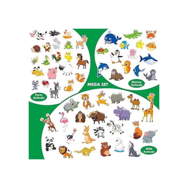 SpriteGru 59 imanes de zoológico de animales de dibujos_4