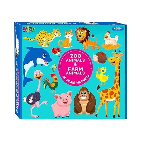 SpriteGru 59 imanes de zoológico de animales de dibujos_5