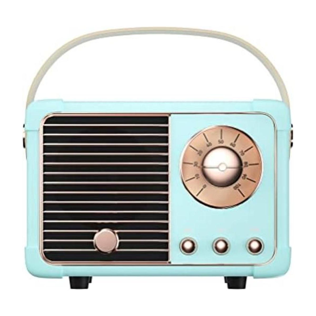 SpringFlora Altavoz Bluetooth retro altavoz pequeño