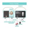 SpringFlora Altavoz Bluetooth retro altavoz pequeño_6