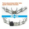 Sprenger ClicLock Hebilla de acero inoxidable para collar_4