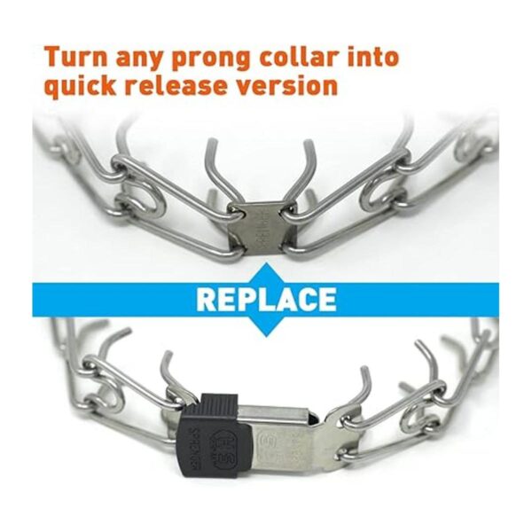 Sprenger ClicLock Hebilla de acero inoxidable para collar_4