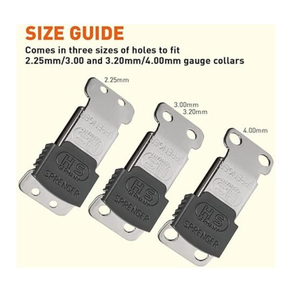 Sprenger ClicLock Hebilla de acero inoxidable para collar_3
