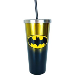 Spoontiques DCStainlessCup Taza de acero con paja 24 oz_1