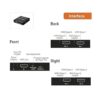 Splitter HDMI 4K 60Hz 1X4 MultiResolución de salida MRO_3