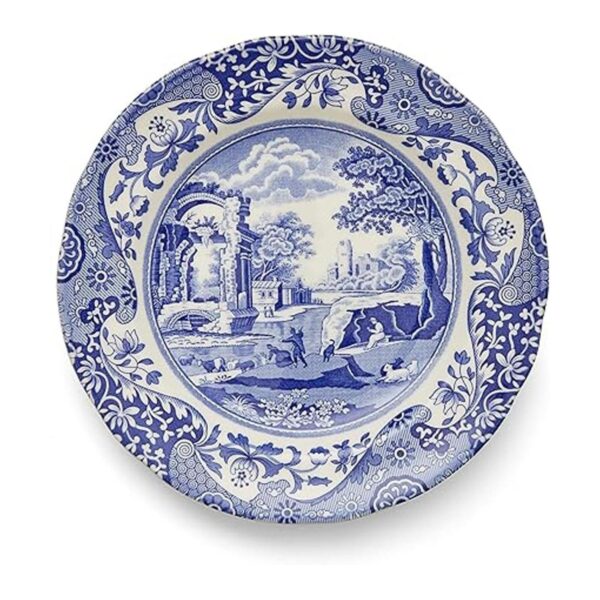 Spode juego de vajilla de 12 piezas italianas color azul