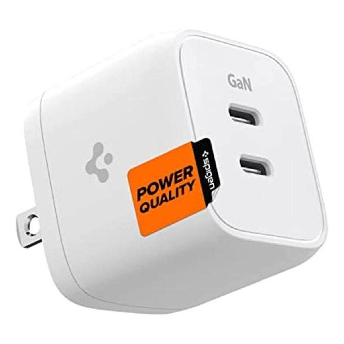Spigen GaN 352 Cargador de pared doble USB C de 35 W para