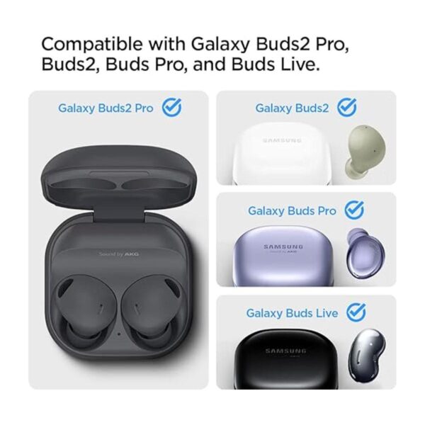 Spigen Geo Fit Funda diseñada para Galaxy Buds 2 2021
