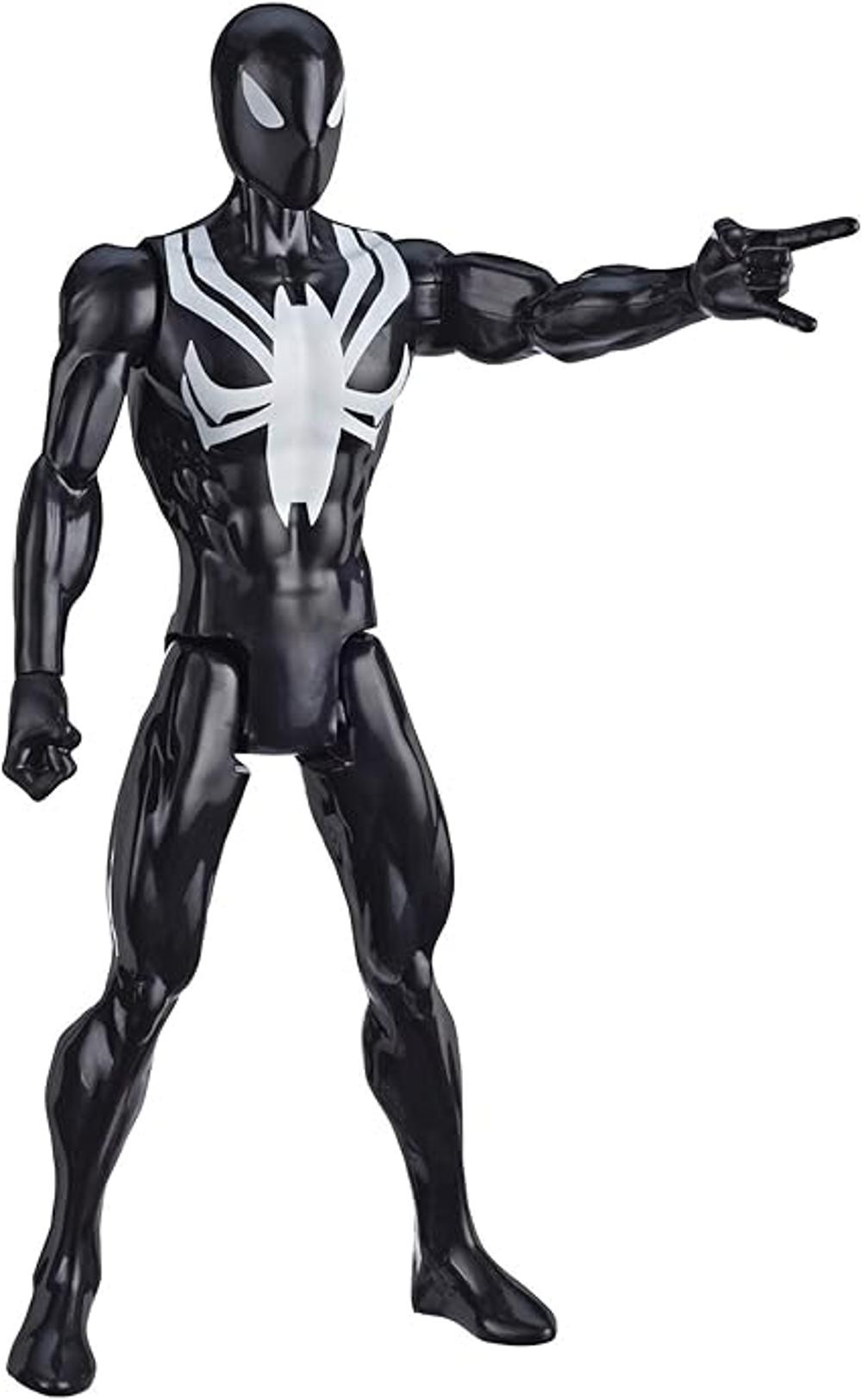 SpiderMan Marvel Titan Hero Series Villanos traje negro de
