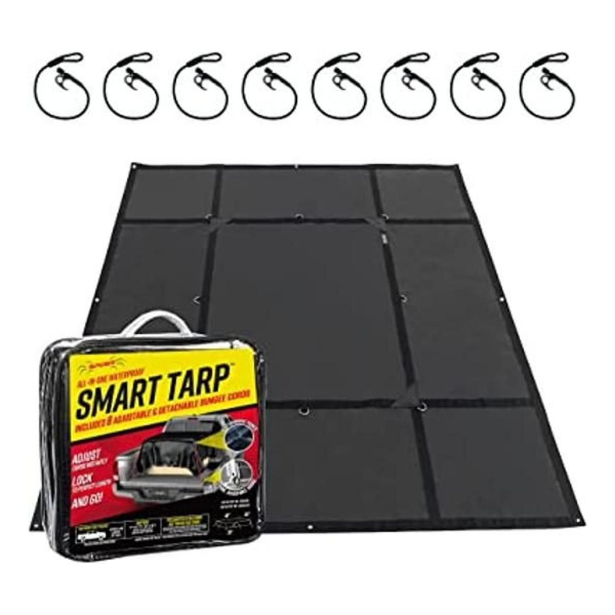 Spider Lona impermeable para camión 7 pies 1 pulgadas de