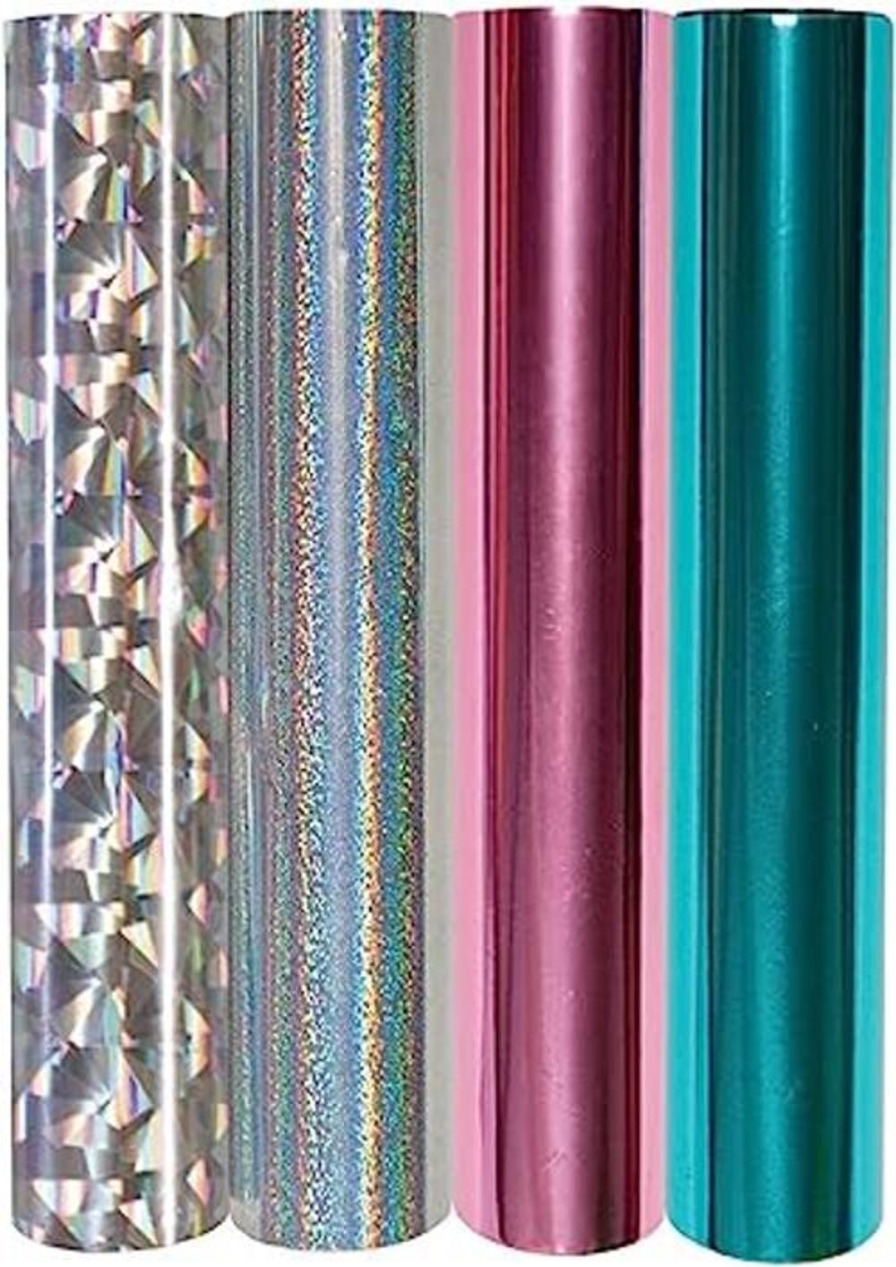 Spellbinders Paquete de 4 rollos de papel de aluminio