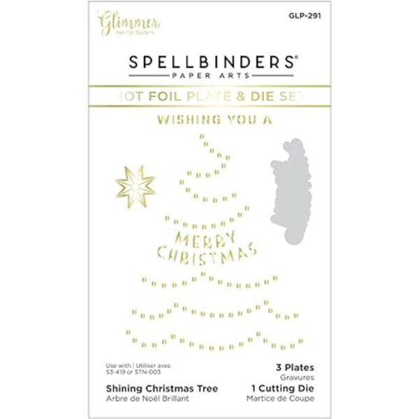 Spellbinders Shining Christmas Juego de platos y_2