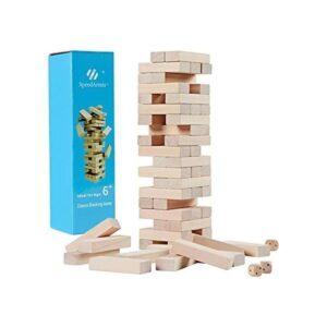 SpeedArmis Mini torre de secadora 54 piezas de madera_1